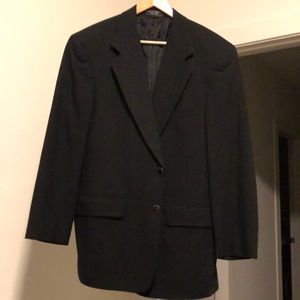 Black sports coat 100% wool Marco Carelli